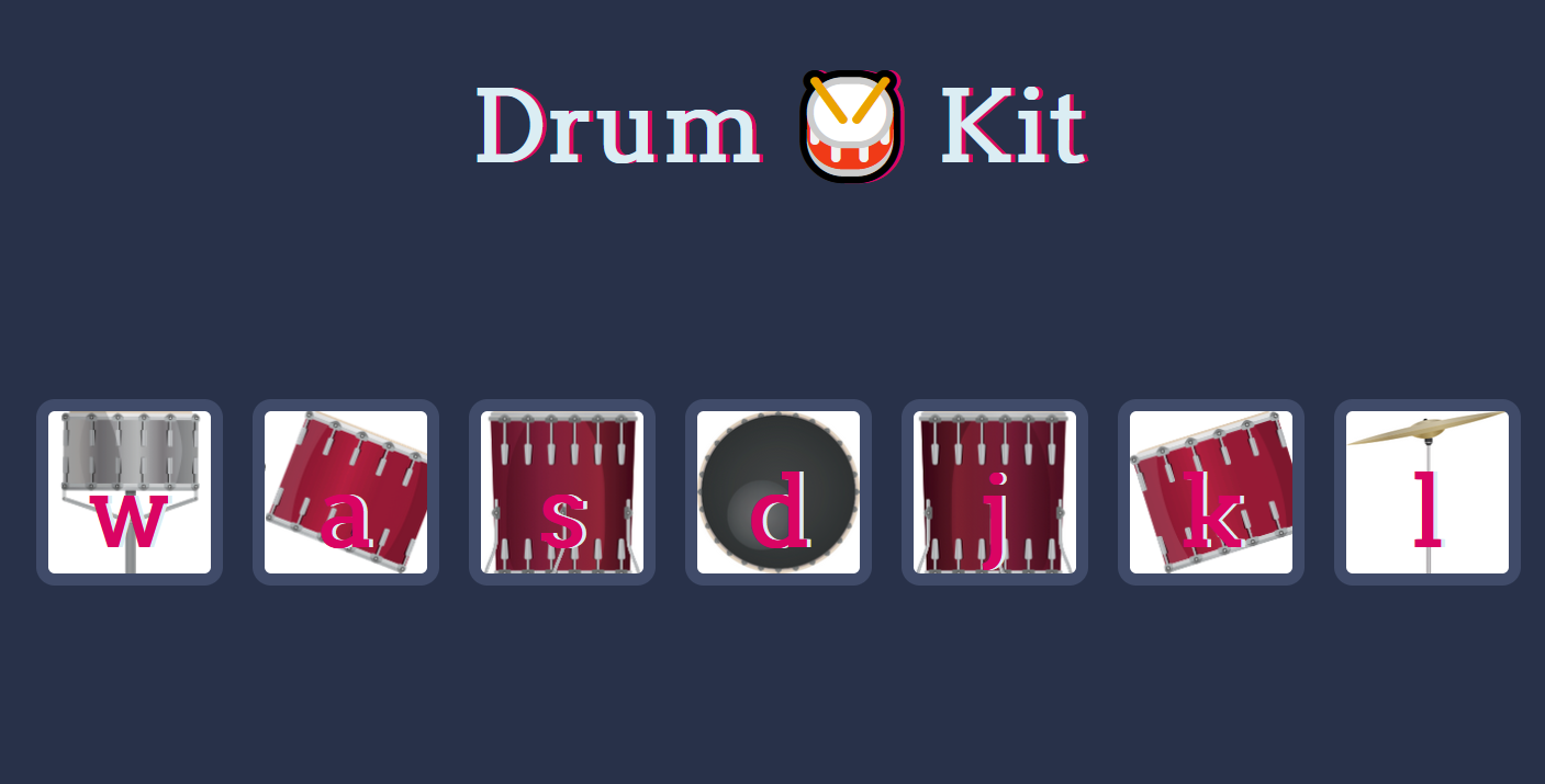 Featured image of post Code Project - JavaScript - Drum Kit