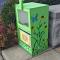 Flowered Newspaper Box, Decatur, Illinois