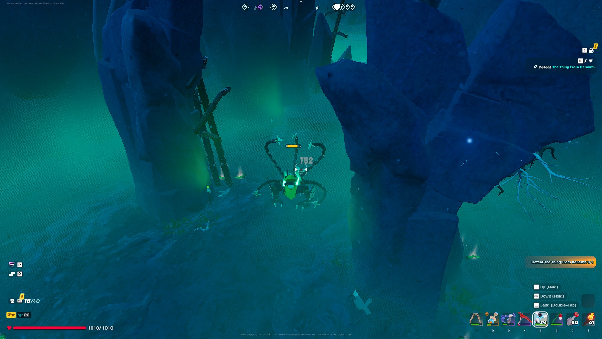 The thing from Beneath… from a distance… because it’s scary.