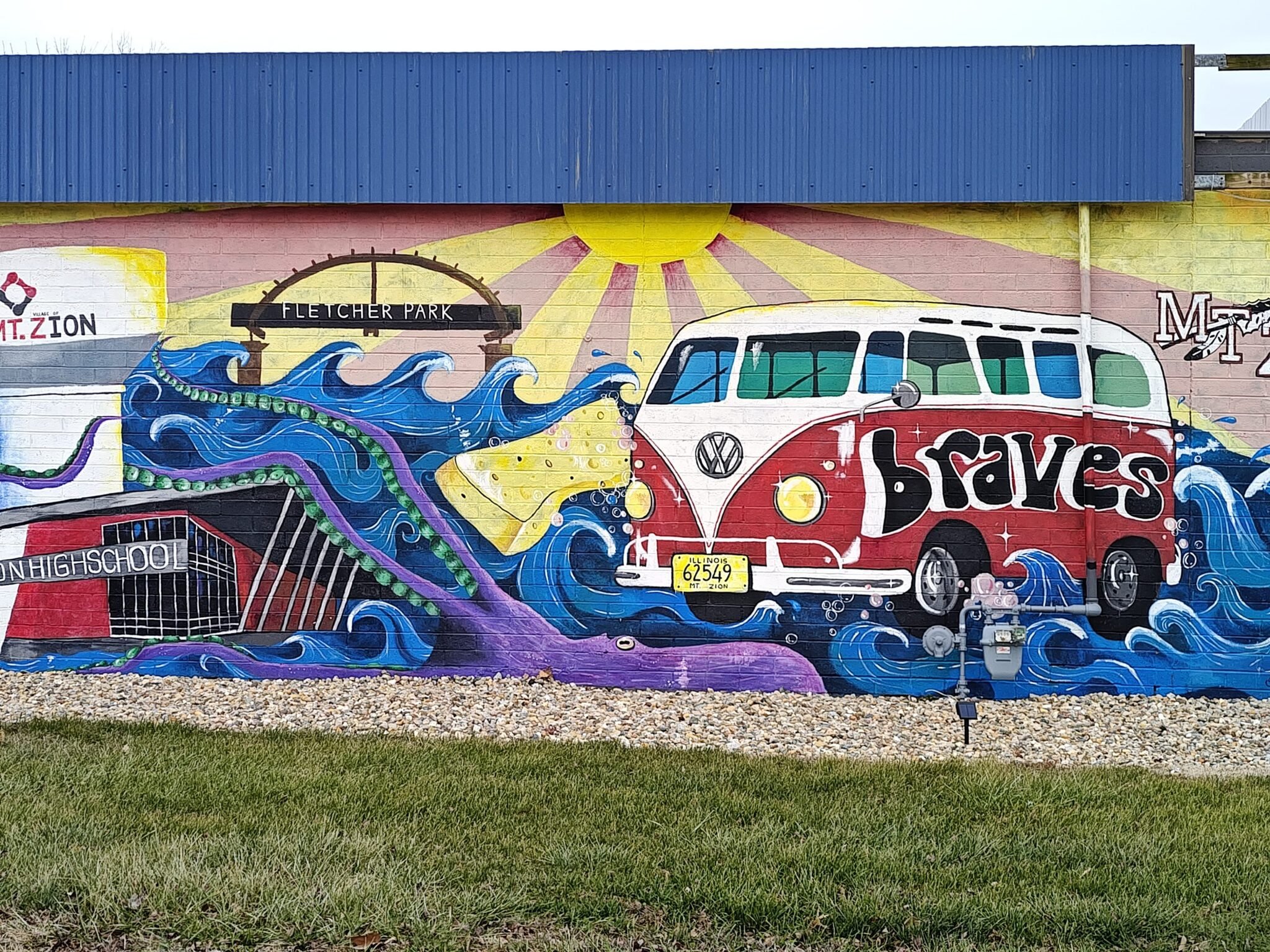 Mt Zion Mural - Mt Zion IL