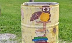 Featured image of post Owl Trash Can @ Cannon Park, Decatur, Illinois