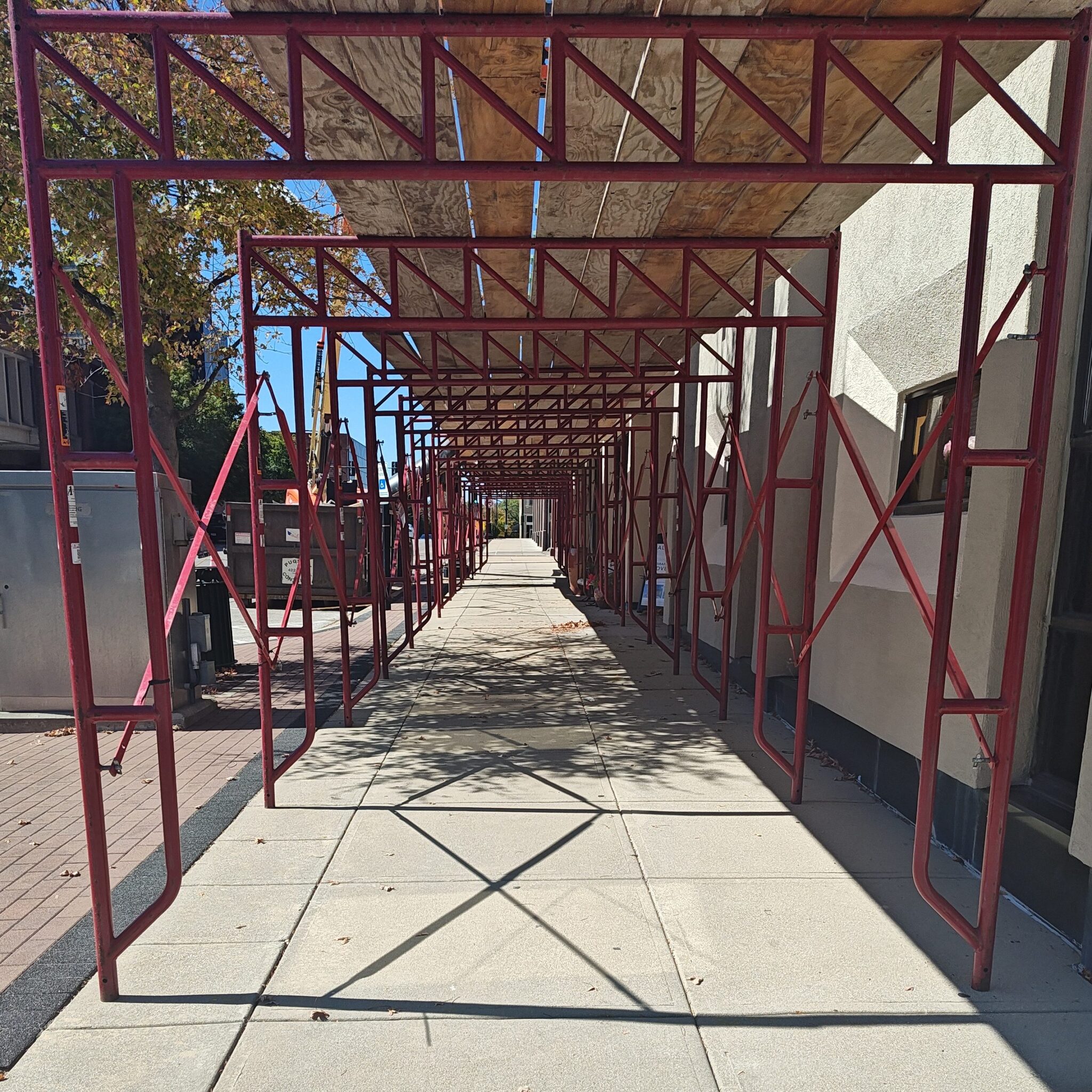 Scaffolding Tunnel