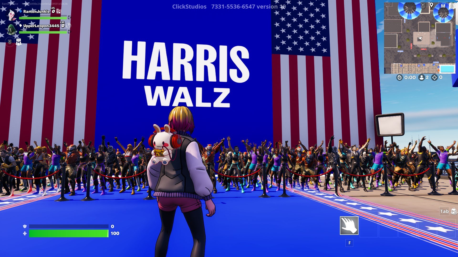Fortnite - Harris/Walz Campaign Map