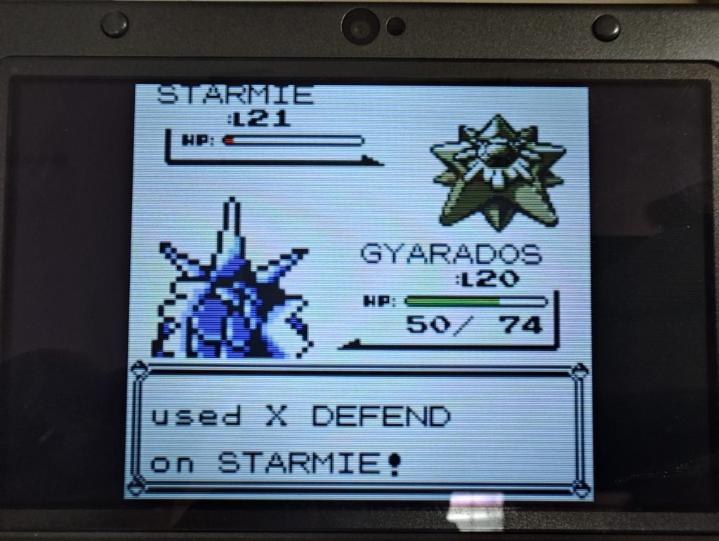 Pokemon Battle photo of a DS. There was a time when I could take screen shot sont his thing and upload them.